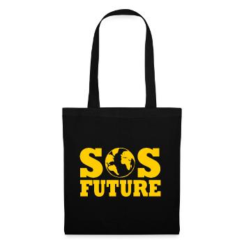 Sos future - Stoffbeutel - Schwarz - Vorne