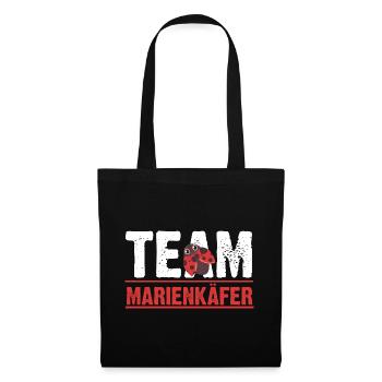 Marienkäfer - Stoffbeutel - Schwarz - Vorne