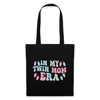 À l’époque de ma mère de jumeaux - Sac en tissu - noir - Devant
