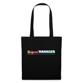 Design Feelgood Manager white colorful - Tote Bag - black - Front
