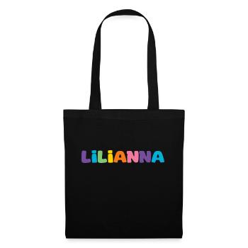 Nom - Lilianna - Sac en tissu - noir - Devant