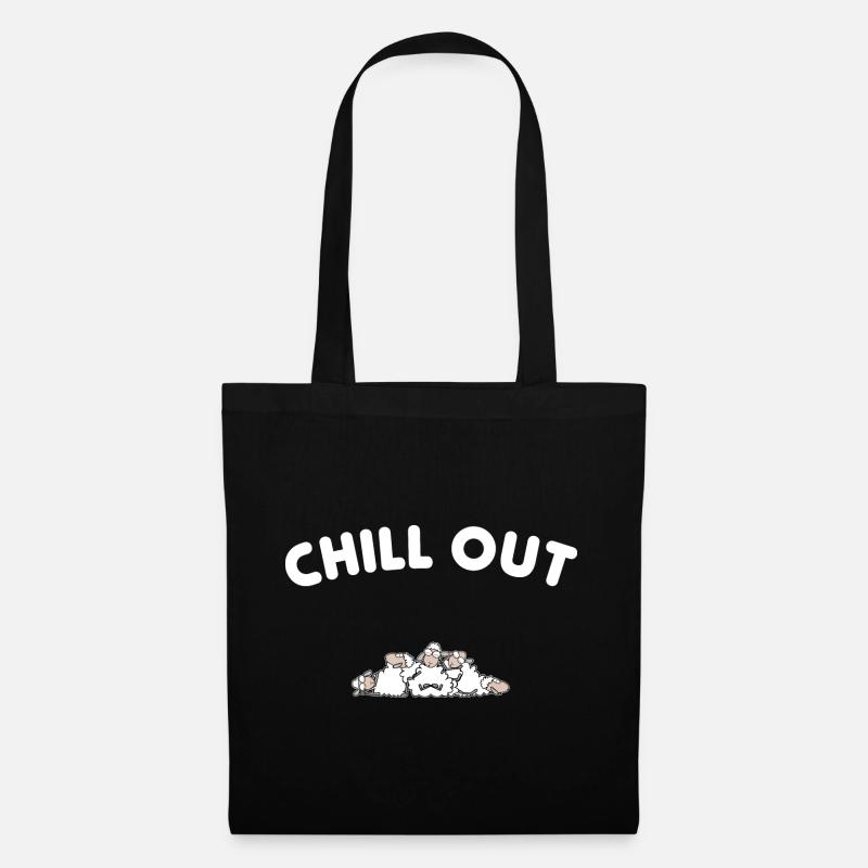 Chill out - Stoffbeutel - Schwarz