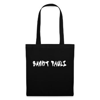 SANKT PAULI - Sac en tissu - noir - Devant