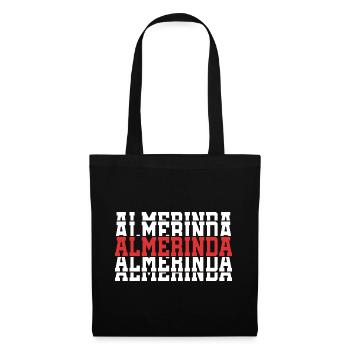 Almerinda t-shirt gift t-shirt stacked text - Tote Bag - black - Front