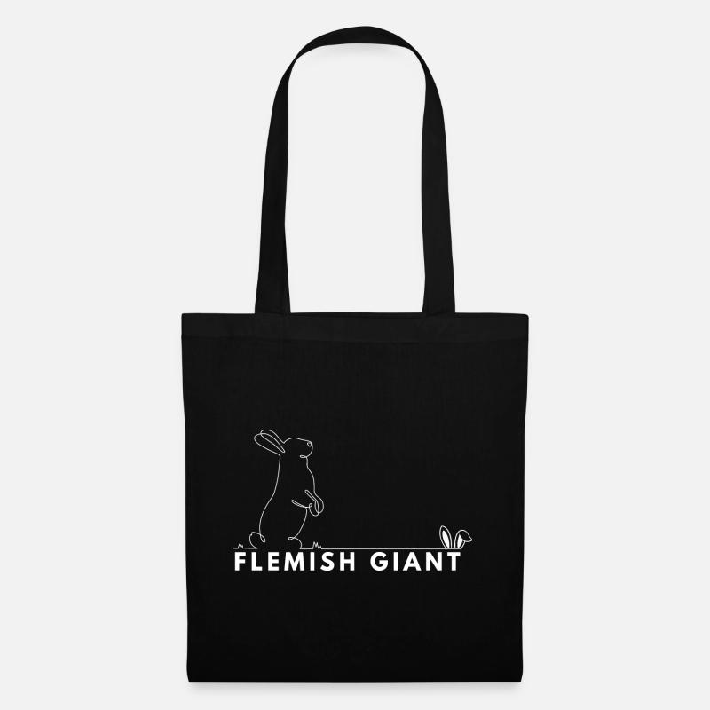 Géant flamand - Sac en tissu - noir