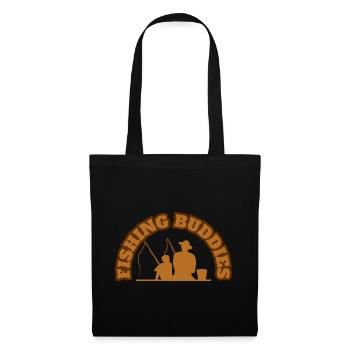 Fishing Buddies Father With Son Brown - Tote Bag - black - Front