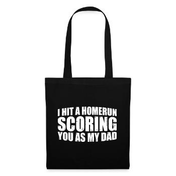 J’ai frappé un coup de circuit qui vous a marqué en tant que mon père 4 - Sac en tissu - noir - Devant