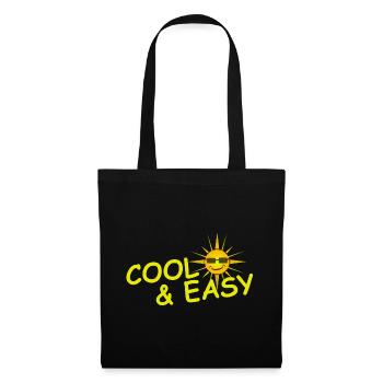 COOL ET FACILE - Sac en tissu - noir - Devant