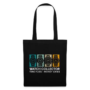 Wristwatch Lifestyle Valuable Investment - Tote Bag - black - Front