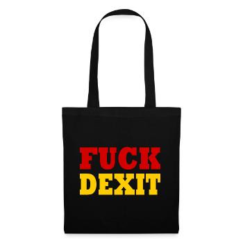 Fuck dexit - Stoffbeutel - Schwarz - Vorne