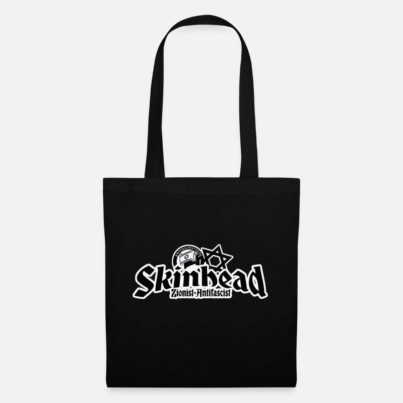 Shirt: ZioSkinhead - Stoffbeutel - Schwarz