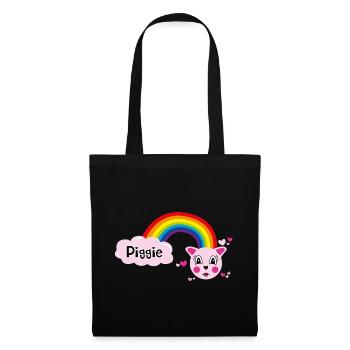 Piggie mimi by Helfspawn - Tote Bag - black - Front