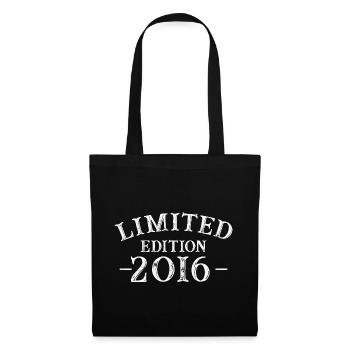 2016 Vintage  Cadeau d’anniversaire 2016 - Sac en tissu - noir - Devant