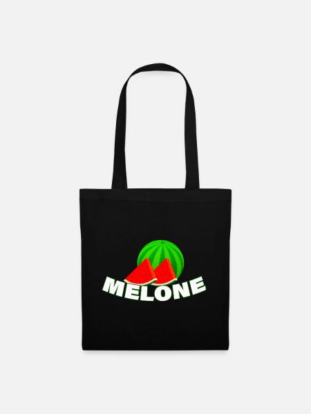 MELONE - Stoffbeutel - Schwarz