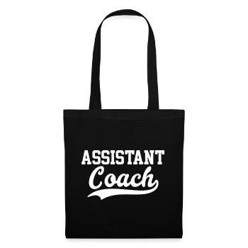 Assistant Coach Sports Team Role - Tote Bag - black - Front
