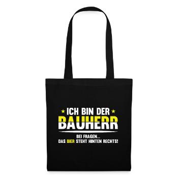 Blague bavaroise sur la bière - Sac en tissu - noir - Devant