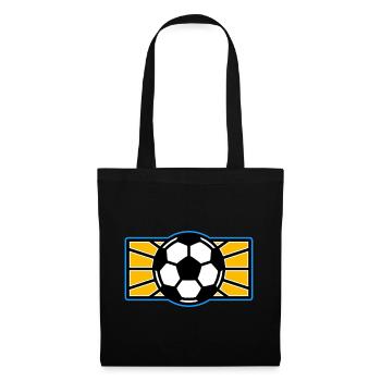 Football Pop Art Logo - Sac en tissu - noir - Devant