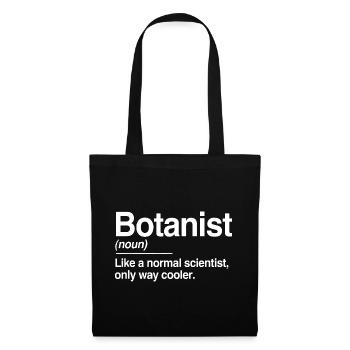 Définition du botaniste - Sac en tissu - noir - Devant