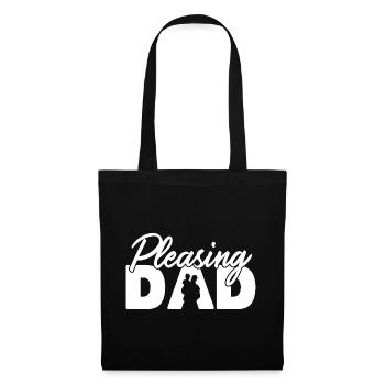 Esthétique plaisante Typographie Slogan minimaliste - Sac en tissu - noir - Devant