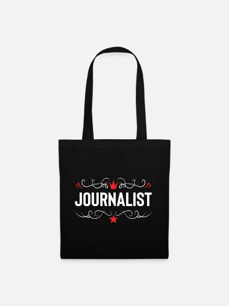 Journalist Beruf - Stoffbeutel - Schwarz