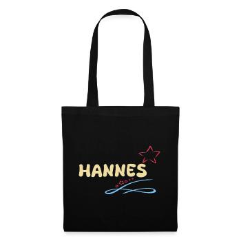 Avec Hannes - Sac en tissu - noir - Devant