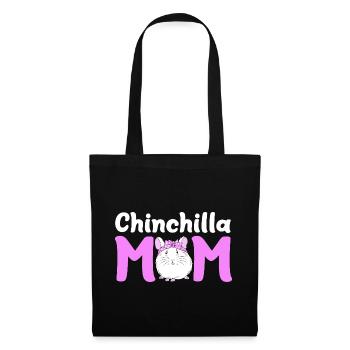 Chinchilla - Stoffbeutel - Schwarz - Vorne