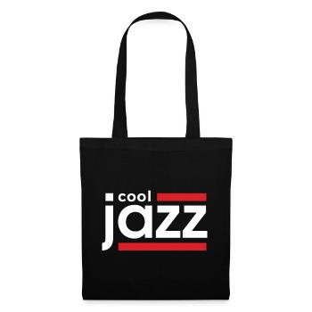 Cool Jazz Logo with Red Bars - Tote Bag - black - Front