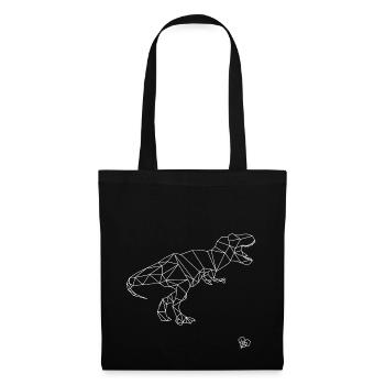 Geometric T-Rex - Tote Bag - black - Front