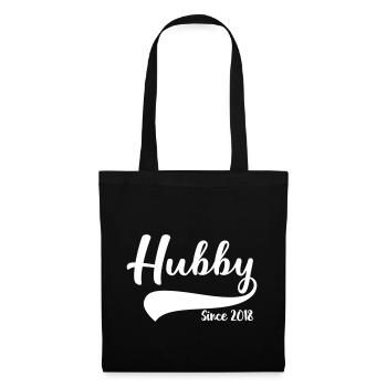 Hubby since 2018 - Stoffbeutel - Schwarz - Vorne