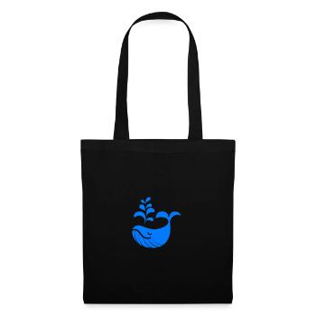 Ce poisson s'amuse aussi dans l'eau? - Sac en tissu - noir - Devant