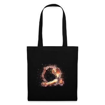 Aquarelle Athlétisme rythmique - Sac en tissu - noir - Devant