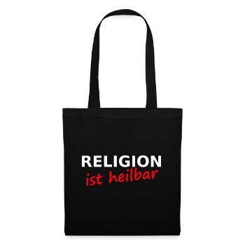 Religion is curable - Tote Bag - black - Front