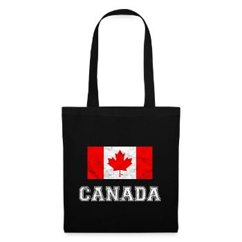 Drapeau Canada Drapeau Canada Patriot Pride - Sac en tissu - noir - Devant