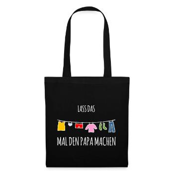 Wä hang up - Let the dad do it - Tote Bag - black - Front