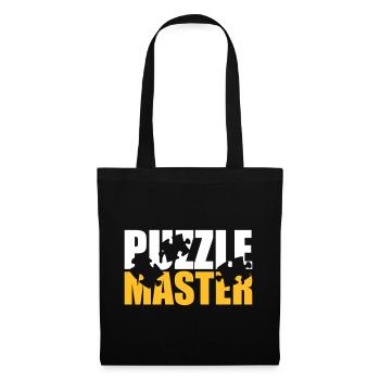Puzzle - Sac en tissu - noir - Devant