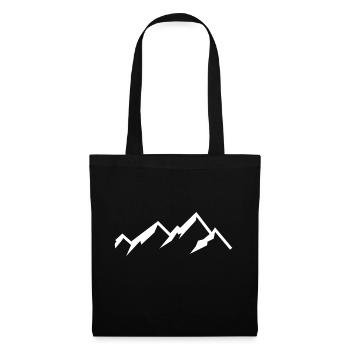 mountains - Tote Bag - black - Front