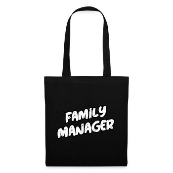 Gestionnaire de famille Meilleur maman du monde maman maman - Sac en tissu - noir - Devant