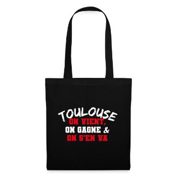 RUGBY TOULOUSE - Sac en tissu - noir - Devant