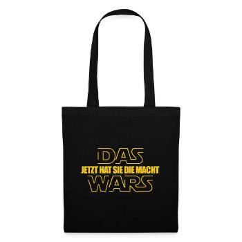 Das wars jga Junggesellenabschied Spruch Lustig - Stoffbeutel - Schwarz - Vorne