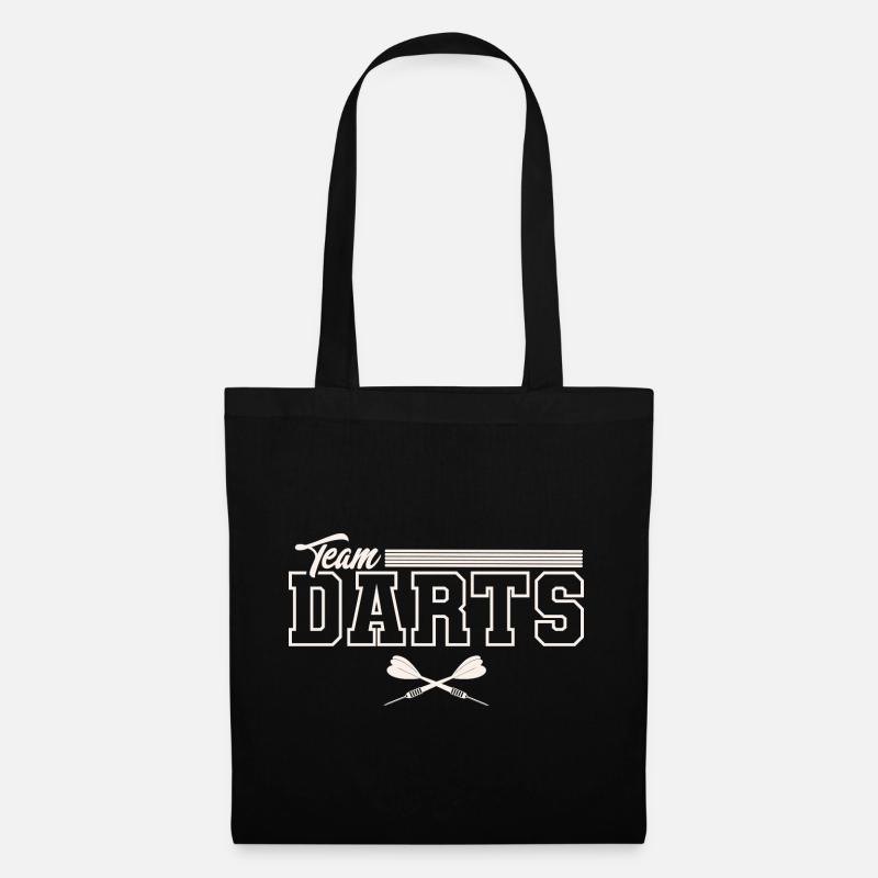 Équipe Dart Darten Darts - Sac en tissu - noir