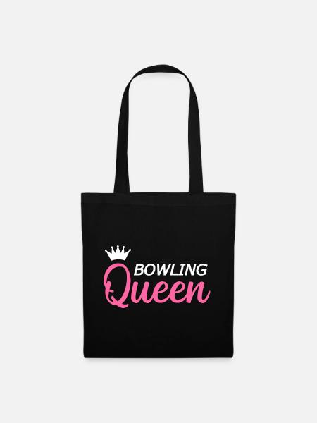 Bowling Kegeln - Stoffbeutel - Schwarz