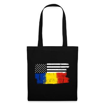 Drapeau Brush Fusion - Sac en tissu - noir - Devant