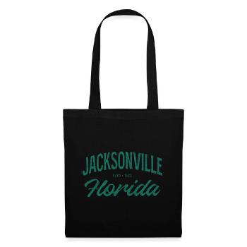 Jacksonville Florida Vintage Script - Stoffbeutel - Schwarz - Vorne