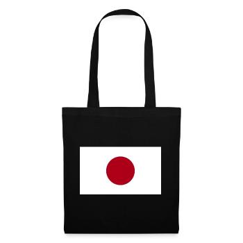 Drapeau national du Japon - Sac en tissu - noir - Devant