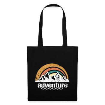 Aventure - Sac en tissu - noir - Devant