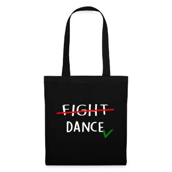 Dancers dance ANTI-WAR-DANCE Dance School - Tote Bag - black - Front