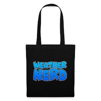 Weather Nerd - Stoffbeutel - Schwarz - Vorne