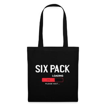Six Pack Loading, please wait - Tote Bag - black - Front