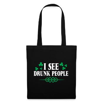 I See Drunk People 4 - Tote Bag - black - Front