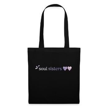 Best Friends - Soul Sisters - Tote Bag - black - Front
